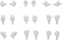 (PO) Nendoroid Doll Hand Parts Set Gloves Ver. (White) Image_2