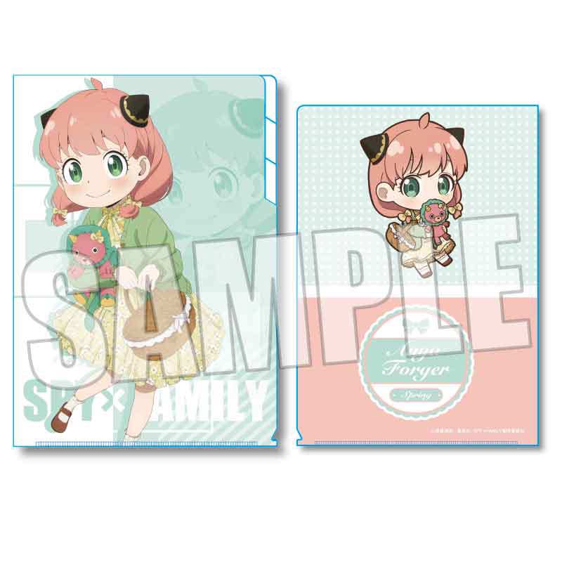 (PO) Clear File 3 Pockets SPY x FAMILY Anya Forger (Spring Ver.) Image_1