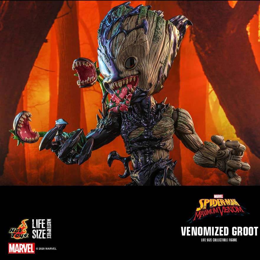 (PO) Life-Size Masterpiece Series LMS014 - The Spider-Man: Maximum Venom - Venomized Groot Image_12