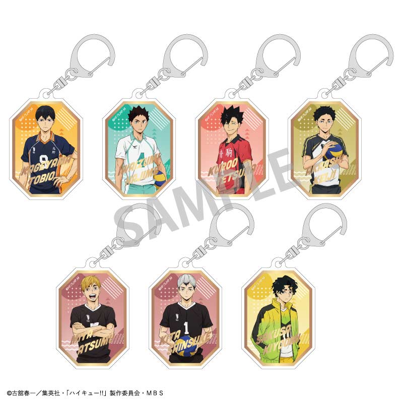(PO) Haikyu!! Trading Gilding Key Chain B [BOX] Image_1