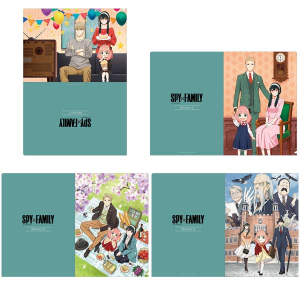 (PO) SPY x FAMILY Main Visual Clear File Set MISSION: 1 - 4 Image_1