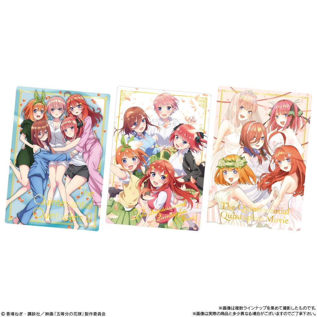 (PO) The Quintessential Quintuplets Movie Wafer Card 3 [BOX] Image_8