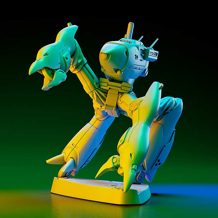 (PO) Mobile Police PATLABOR PLAMAX MF-72 minimum factory Ingram & Crab-Man High Leg Effect Color Ver. Image_3