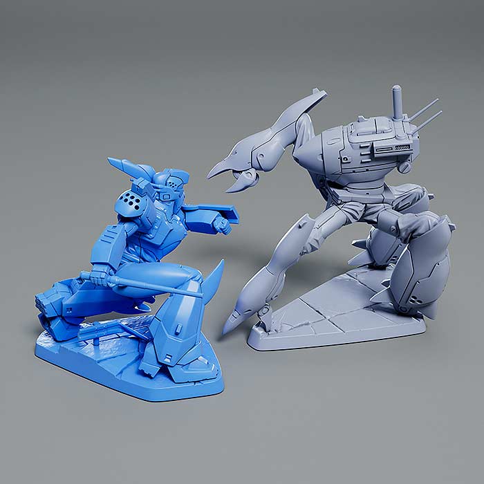 (PO) Mobile Police PATLABOR PLAMAX MF-72 minimum factory Ingram & Crab-Man High Leg Effect Color Ver. Image_6