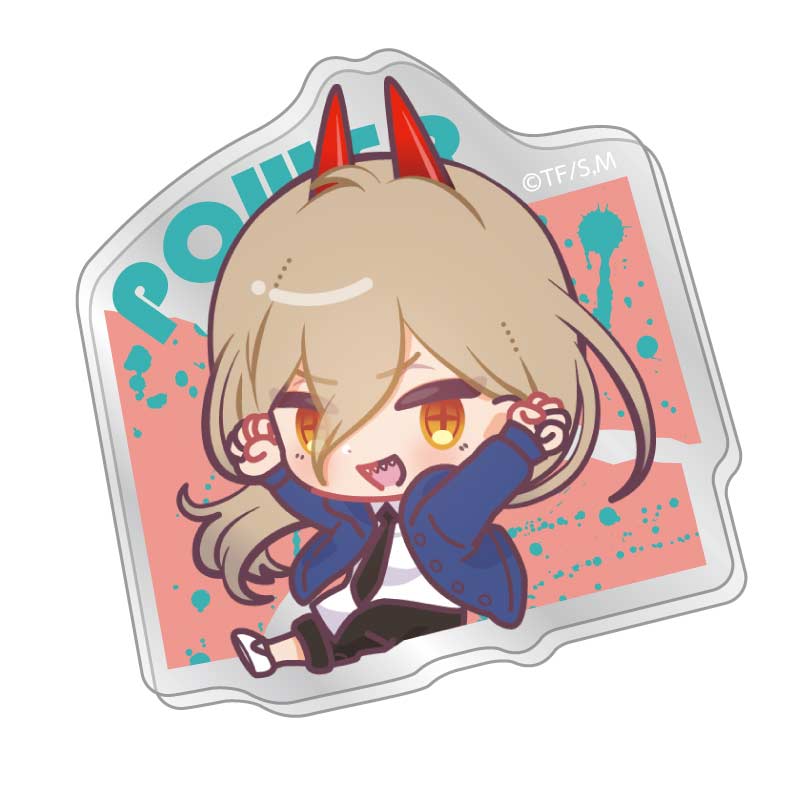 (PO) Chainsaw Man Chiratto Acrylic Badge Collection [BOX] Image_5