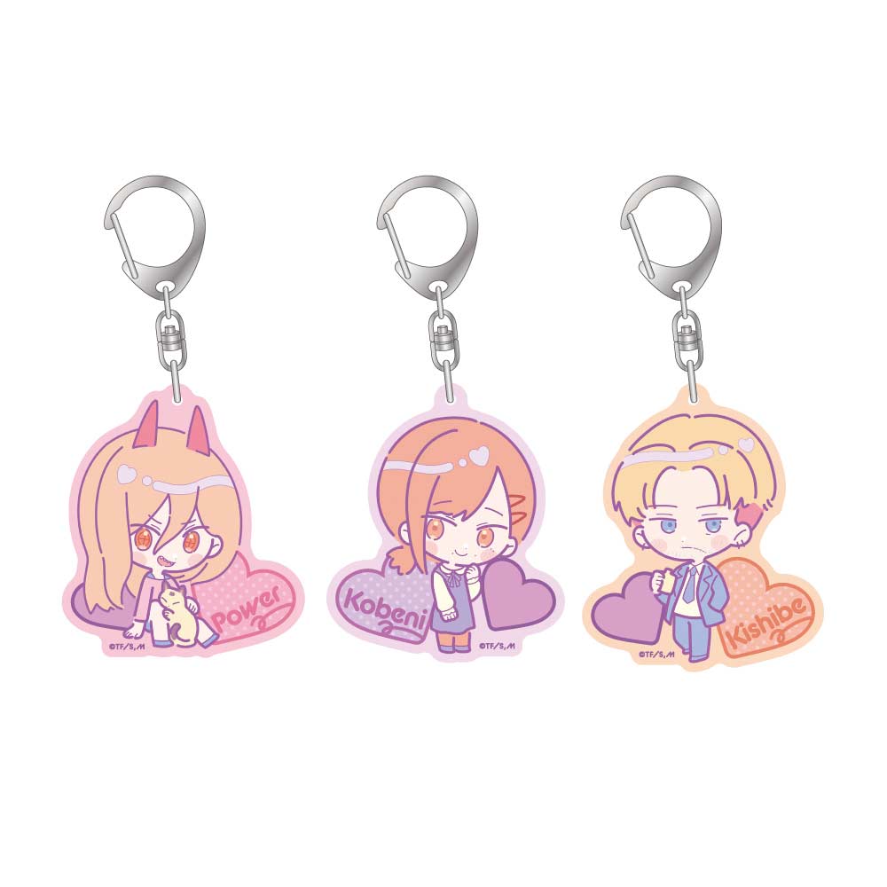 (PO) Chainsaw Man Love Pastel Acrylic Key Chain [BOX] Image_3
