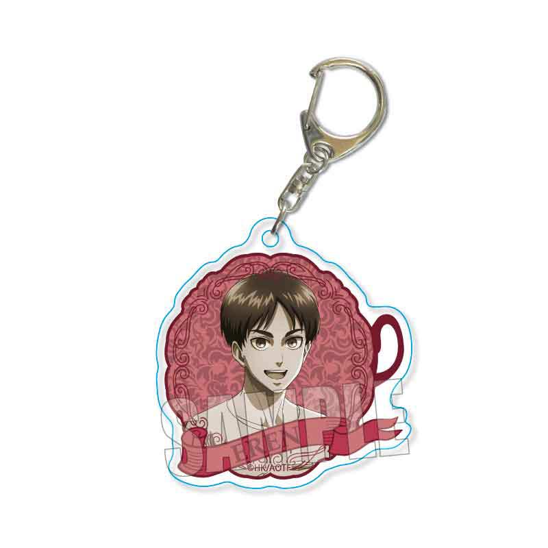 (PO) Trading Acrylic Key Chain Attack on Titan Tea Break Ver. [BOX] Image_6