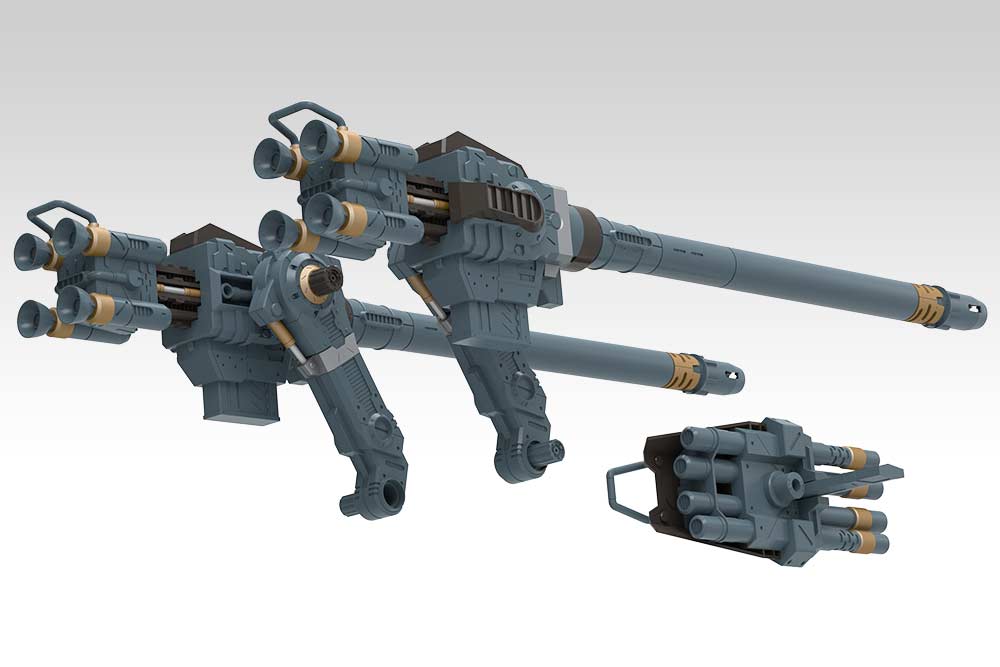 (PO) Zoids HMM ZOIDS Customize Parts Gojulas Cannon Set (Re-issue) Image_4