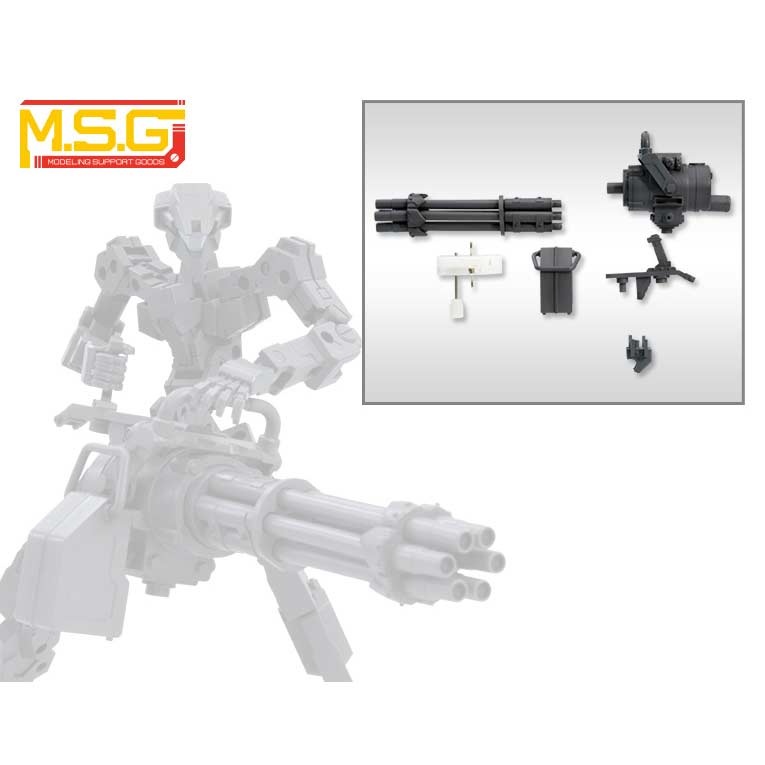 (PO) M.S.G Modeling Support Goods Weapon Unit 20 Gatling Gun Image_1