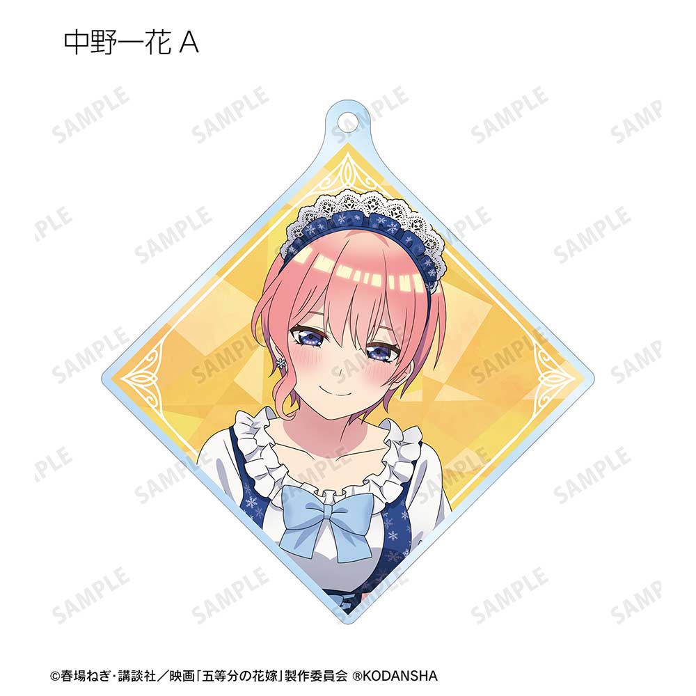 (PO) The Quintessential Quintuplets Movie Original Illustration Snow Maid Ver. Trading Acrylic Key Chain [BOX] Image_3