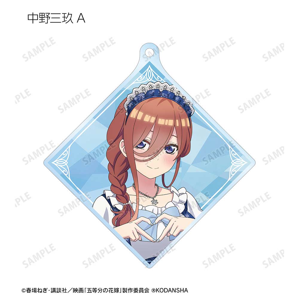 (PO) The Quintessential Quintuplets Movie Original Illustration Snow Maid Ver. Trading Acrylic Key Chain [BOX] Image_5