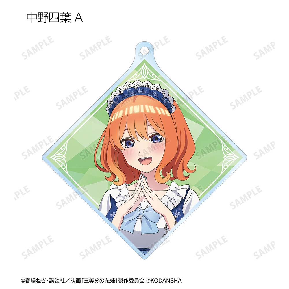 (PO) The Quintessential Quintuplets Movie Original Illustration Snow Maid Ver. Trading Acrylic Key Chain [BOX] Image_6