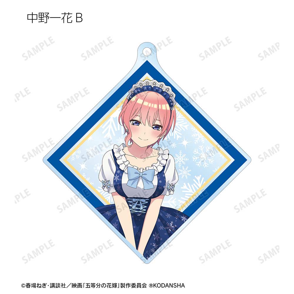 (PO) The Quintessential Quintuplets Movie Original Illustration Snow Maid Ver. Trading Acrylic Key Chain [BOX] Image_8