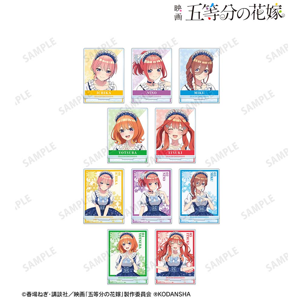 (PO) The Quintessential Quintuplets Movie Original Illustration Snow Maid Ver. Trading Acrylic Stand [BOX] Image_1