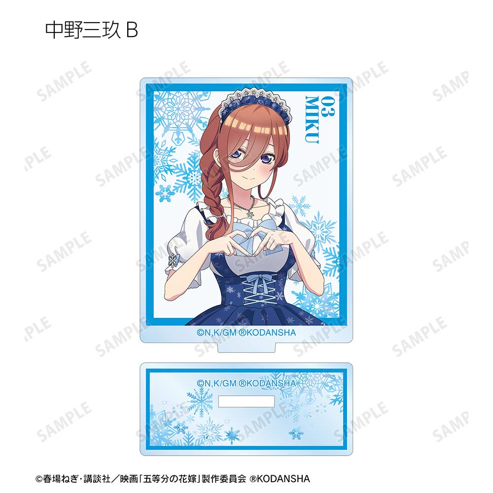 (PO) The Quintessential Quintuplets Movie Original Illustration Snow Maid Ver. Trading Acrylic Stand [BOX] Image_10