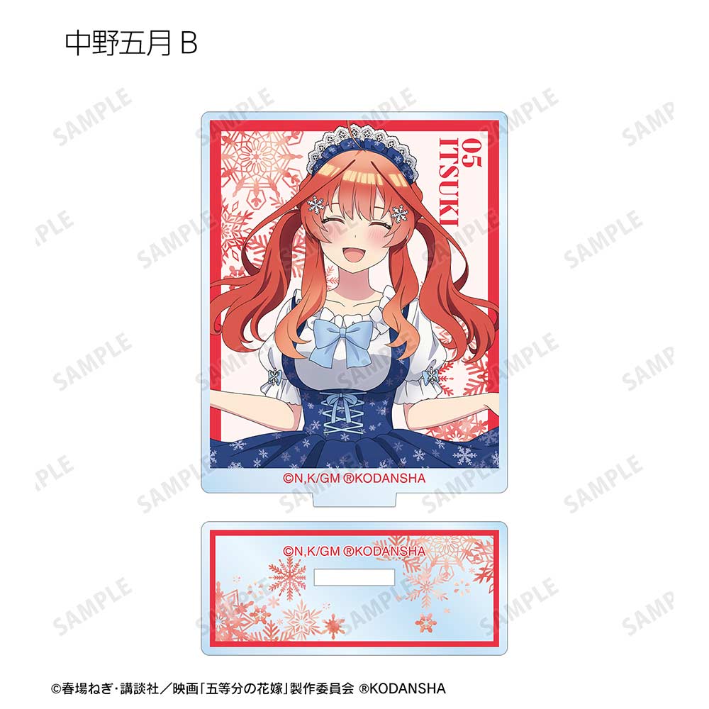 (PO) The Quintessential Quintuplets Movie Original Illustration Snow Maid Ver. Trading Acrylic Stand [BOX] Image_12