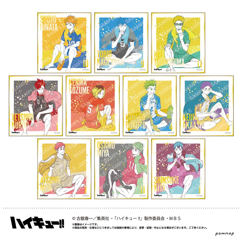 (PO) Haikyu!! Gilding Mini Shikishi Collection U91 23C 010 [BOX] Image_2