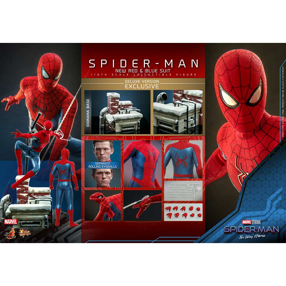 (PO) Movie Masterpiece Series MMS680 - Spider-Man: No Way Home - Spider-Man (New Red & Blue Suit) (Deluxe Version) Image_19