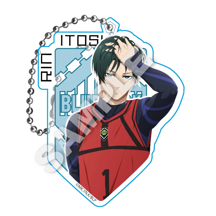 (PO) Blue Lock Acrylic Key Chain Itoshi Rin Image_1