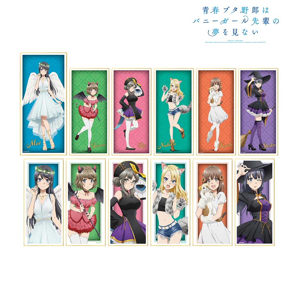 (PO) Rascal Does Not Dream of Bunny Girl Senpai Original Illustration Halloween 2022 Ver. Trading Shikishi with Stand [BOX] Image_1