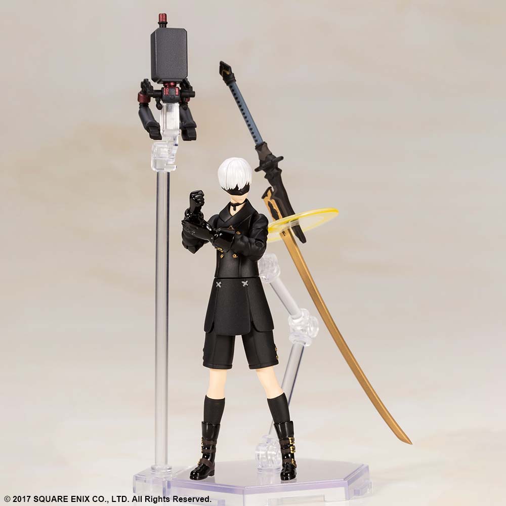 (PO) NieR:Automata Plastic Model Kit Flight Unit Ho229 Type-S & 9S (YoRHa No.9 Type S) (Re-issue) Image_4