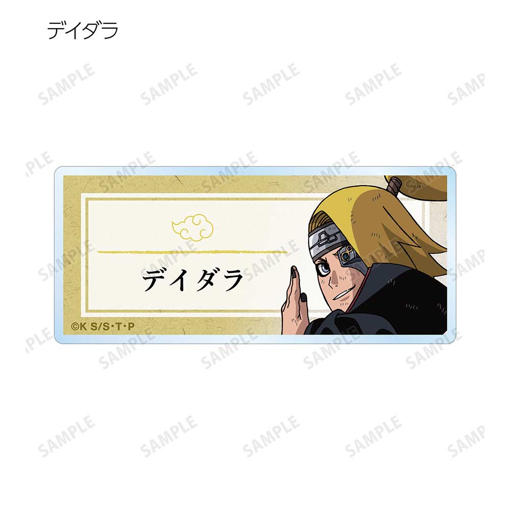 (PO) NARUTO Shippuden Original Illustration Tatakau Senaka Ver. Trading Acrylic Name Plate [BOX] Image_10