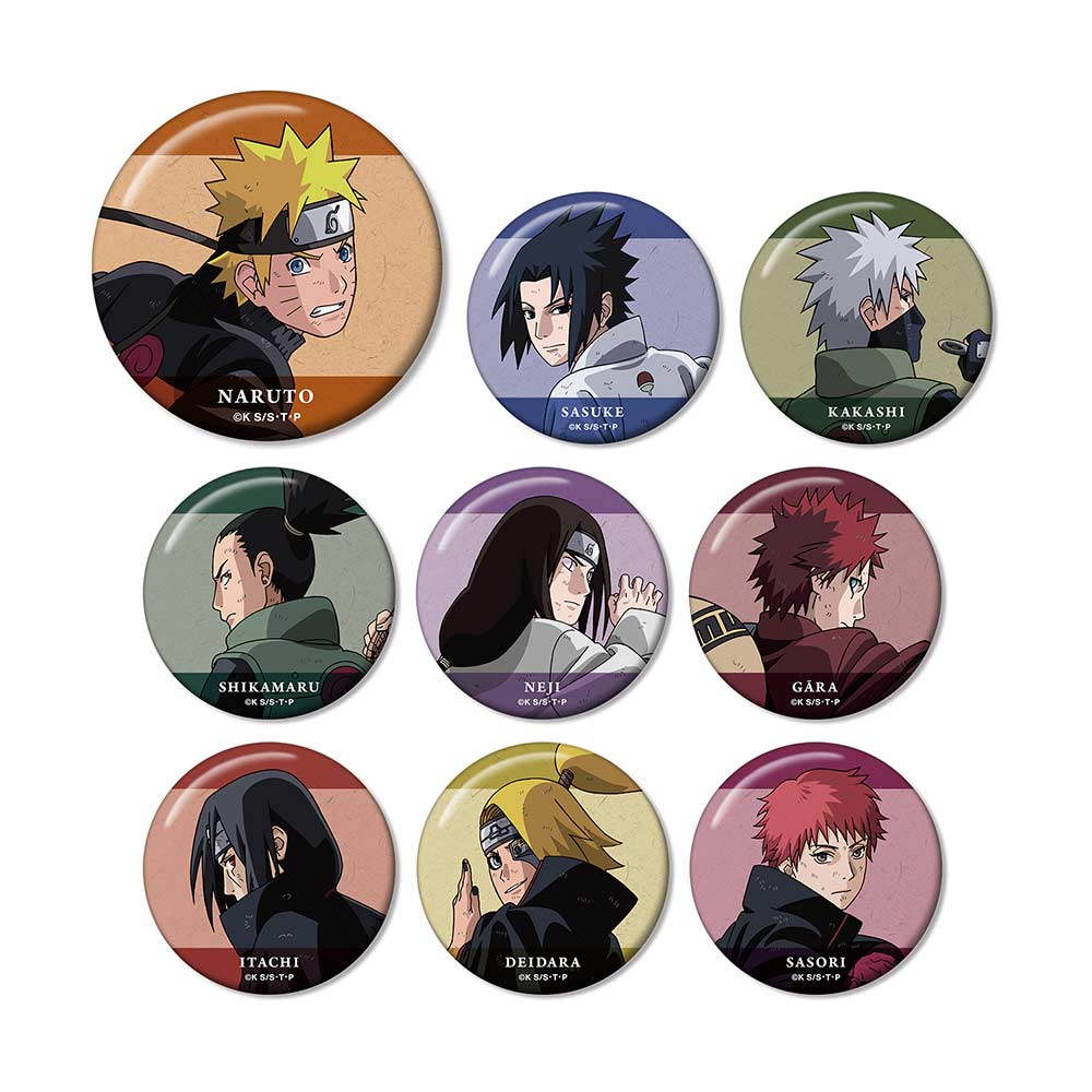 (PO) NARUTO Shippuden Original Illustration Tatakau Senaka Ver. Trading Can Badge [BOX] Image_2