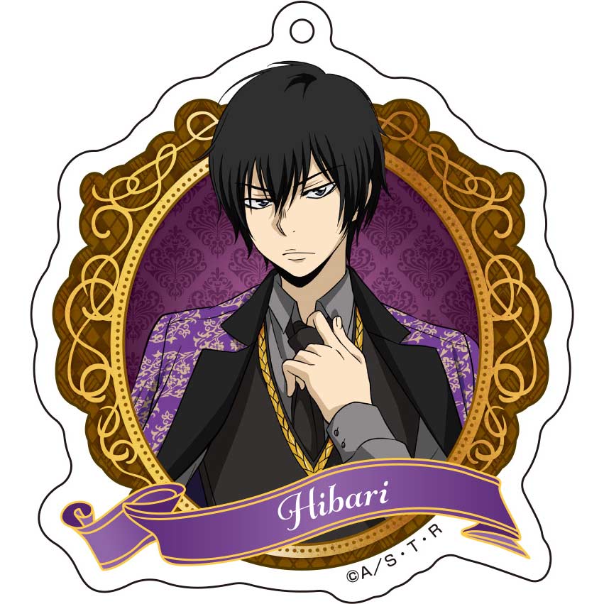 (PO) Reborn! Original Illustration Acrylic Key Chain Suit Ver. Hibari Kyoya Image_1