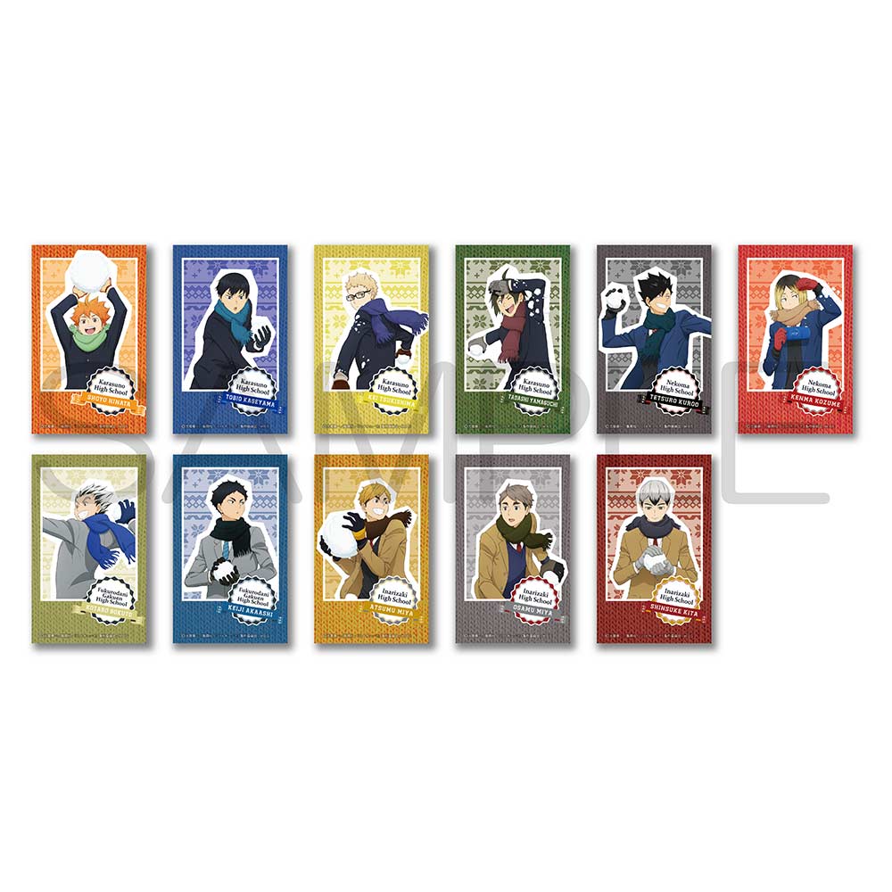 (PO) Haikyu!! Photo Card Collection Playing in The Snow Ver. [BOX] Image_1