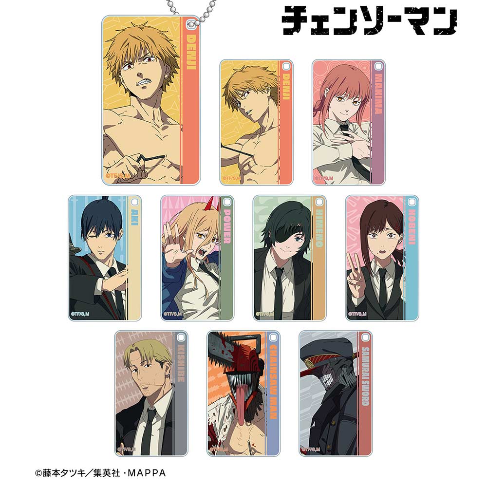 (PO) Chainsaw Man Trading Square Acrylic Key Chain Ver. A [BOX] Image_1