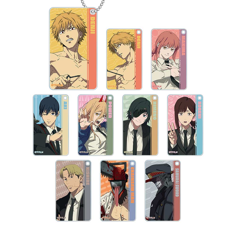 (PO) Chainsaw Man Trading Square Acrylic Key Chain Ver. A [BOX] Image_2
