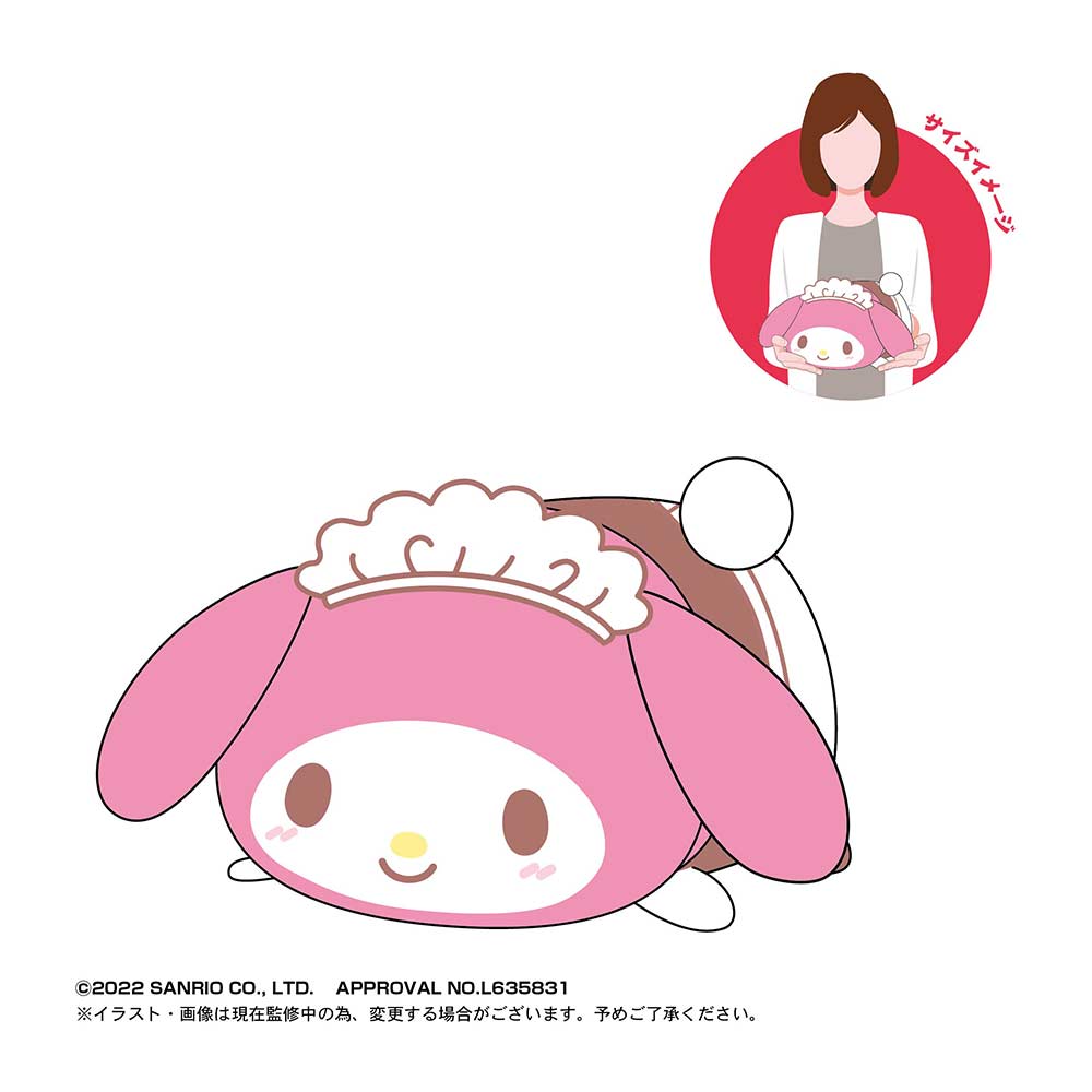 (PO) SR-59 Sanrio Characters Potekoro Mascot (M Size) 3 C My Melody Image_1