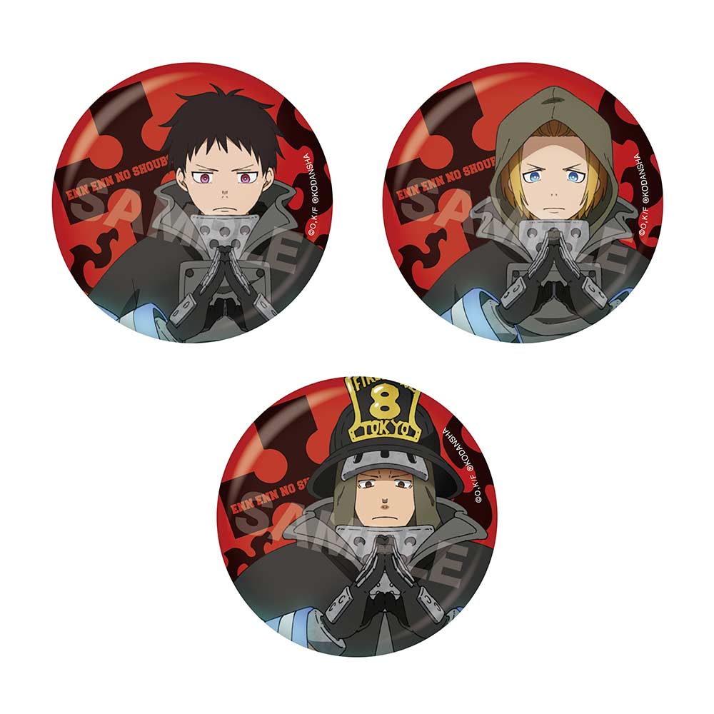 (PO) Fire Force Metallic Can Badge 01 Vol. 1 [BOX] Image_2