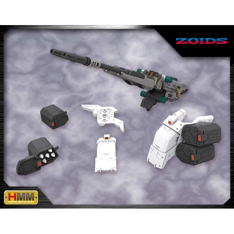 (PO) Zoids HMM ZOIDS Customize Parts Dual Sniper Rifle & AZ Five Launch Missile System Set Image_1