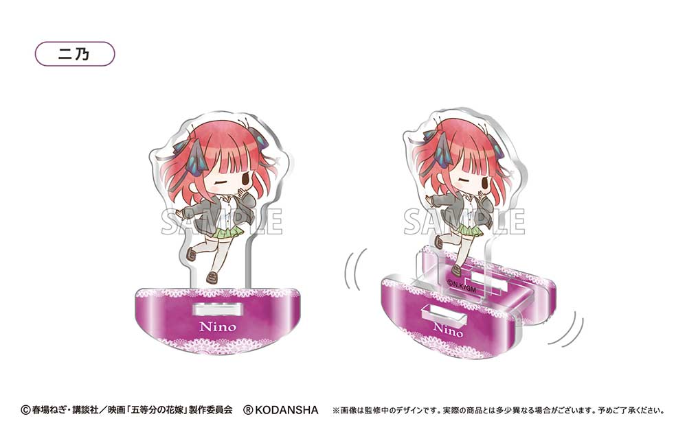 (PO) The Quintessential Quintuplets Movie Retro Style Swing Acrylic Stand [BOX] Image_3