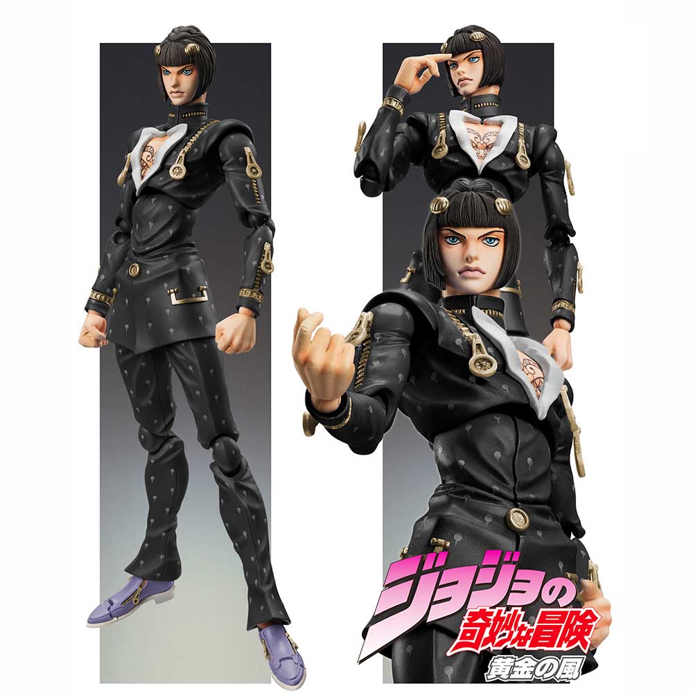 (PO) Super Action Statue JoJo's Bizarre Adventure Part V - Bruno Bucciarati Ver. Black Image_2