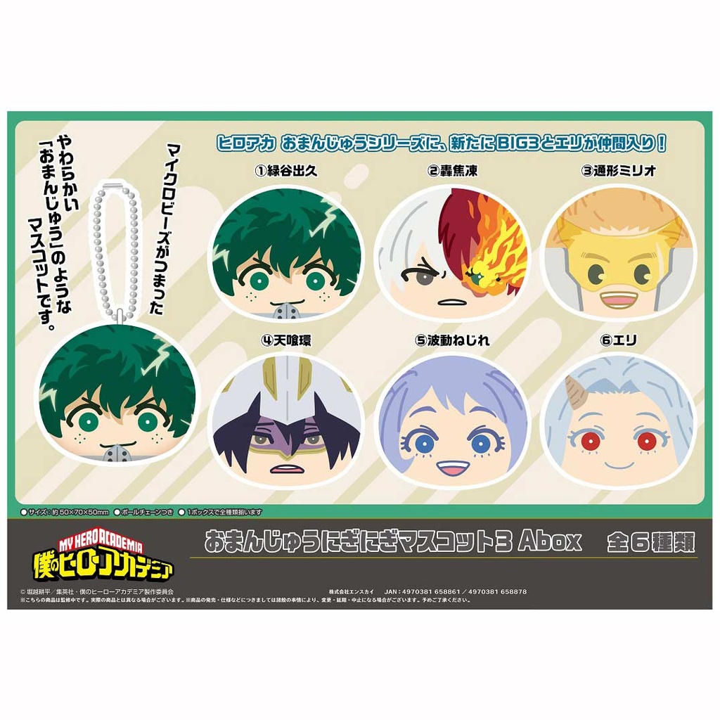 (PO) My Hero Academia Omanju Niginigi Mascot 3 A Box [BOX] Image_1