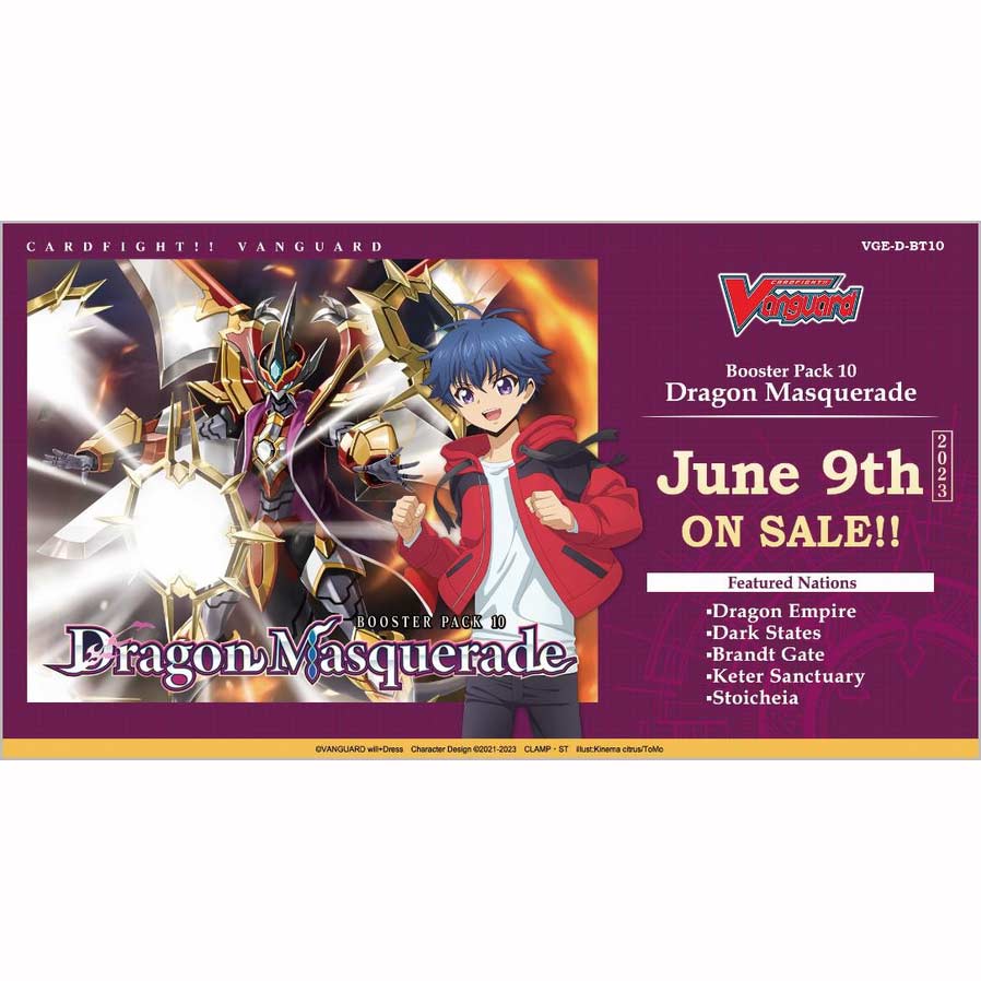 (PO) CardFight!! Vanguard Booster Vol. 10 Dragon Masquerade VGE-D-BT10 (Eng) [BOX] Image_1