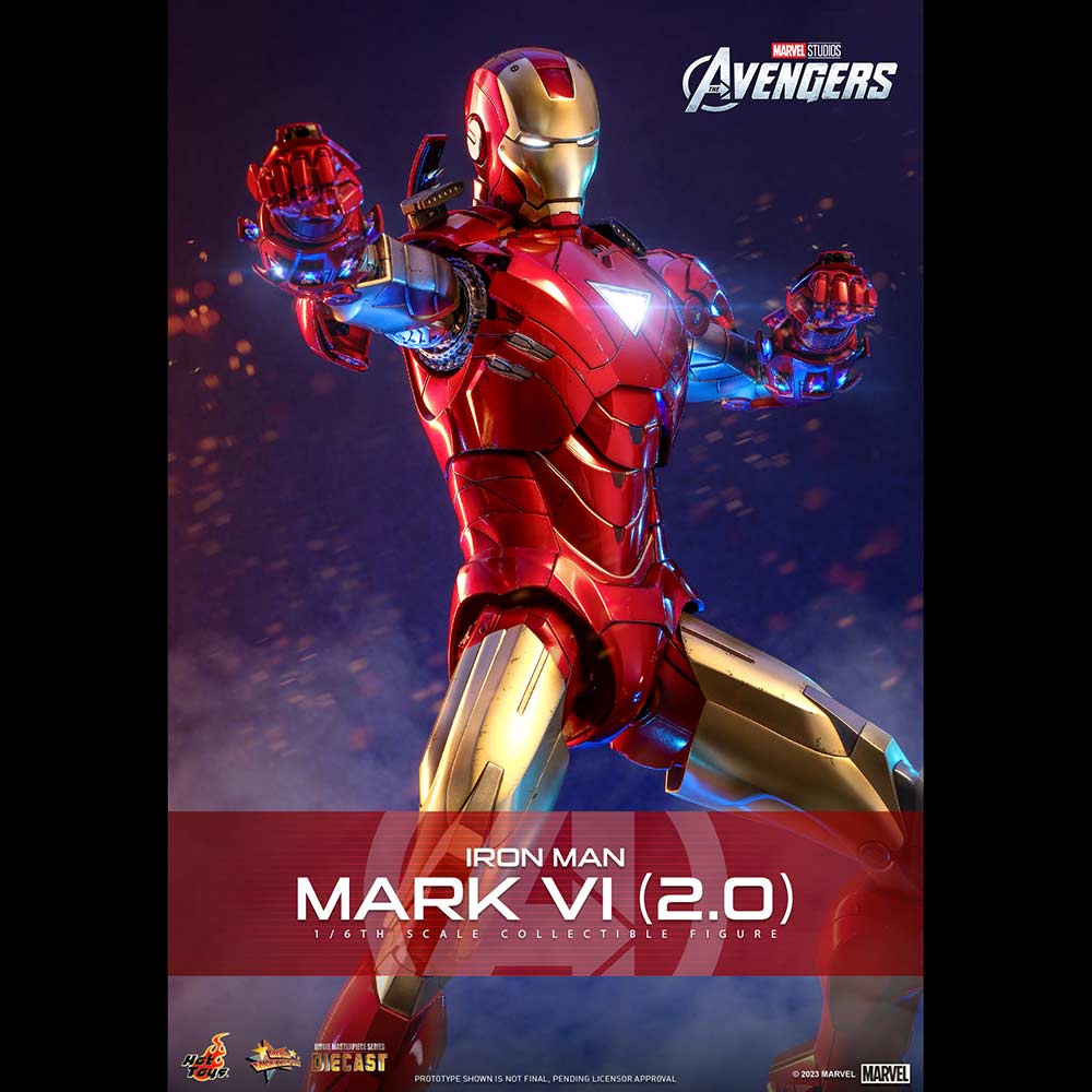 (PO) Movie Masterpiece Series Diecast MMS687D52 - The Avengers - Iron Man Mark VI (2.0) Image_2