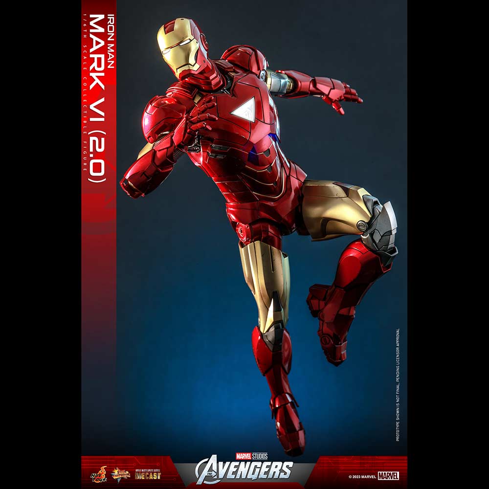 (PO) Movie Masterpiece Series Diecast MMS687D52 - The Avengers - Iron Man Mark VI (2.0) Image_6