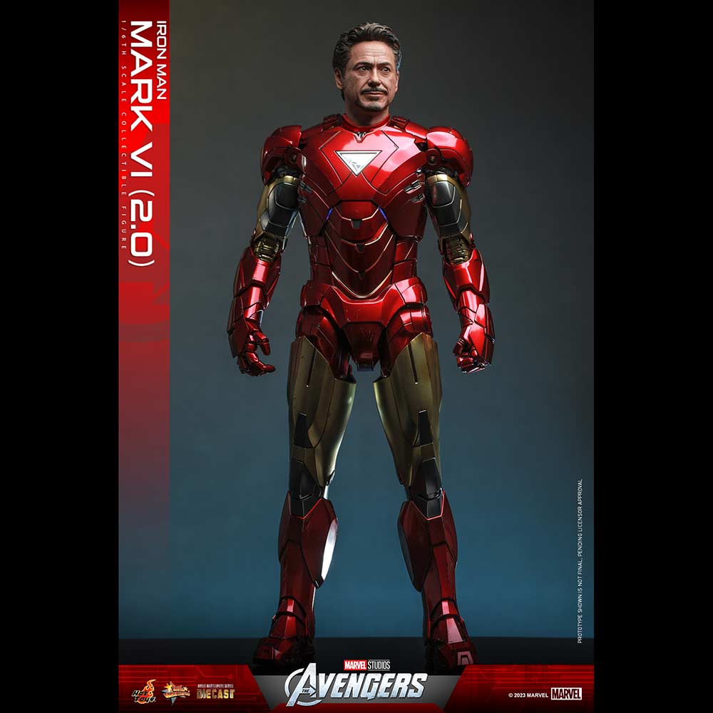 (PO) Movie Masterpiece Series Diecast MMS687D52 - The Avengers - Iron Man Mark VI (2.0) Image_10