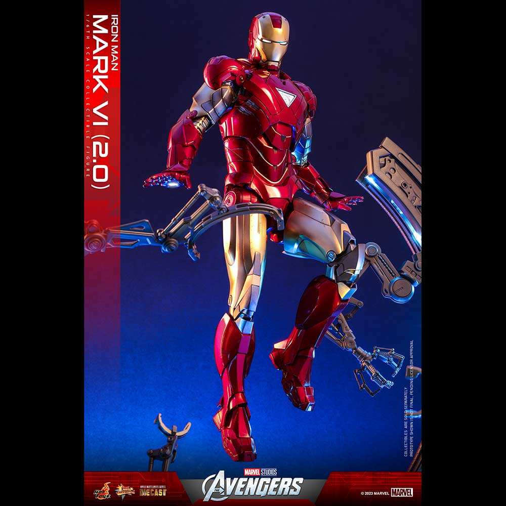(PO) Movie Masterpiece Series Diecast MMS687D52 - The Avengers - Iron Man Mark VI (2.0) Image_11