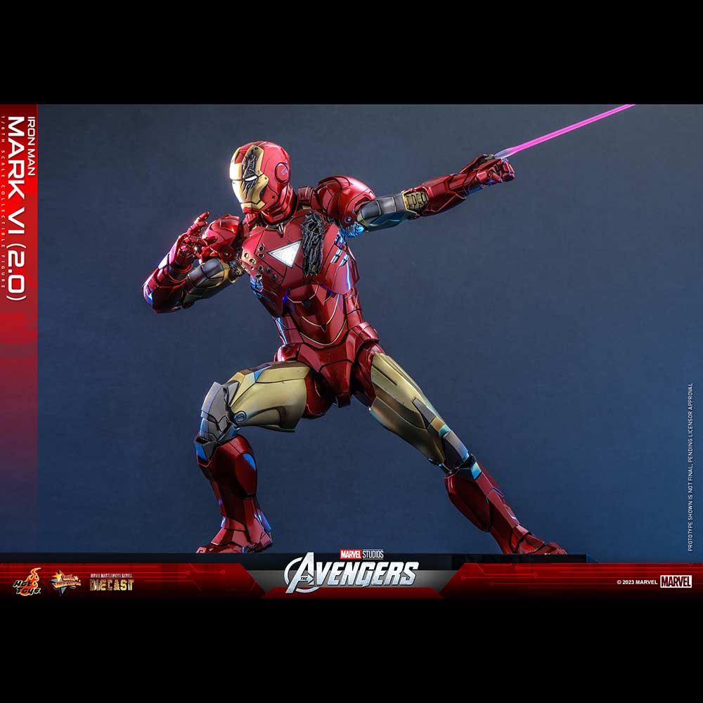 (PO) Movie Masterpiece Series Diecast MMS687D52 - The Avengers - Iron Man Mark VI (2.0) Image_13