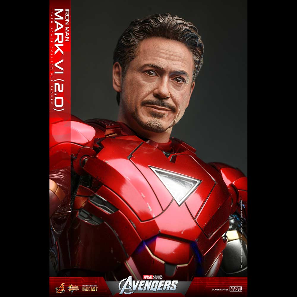 (PO) Movie Masterpiece Series Diecast MMS687D52 - The Avengers - Iron Man Mark VI (2.0) Image_14