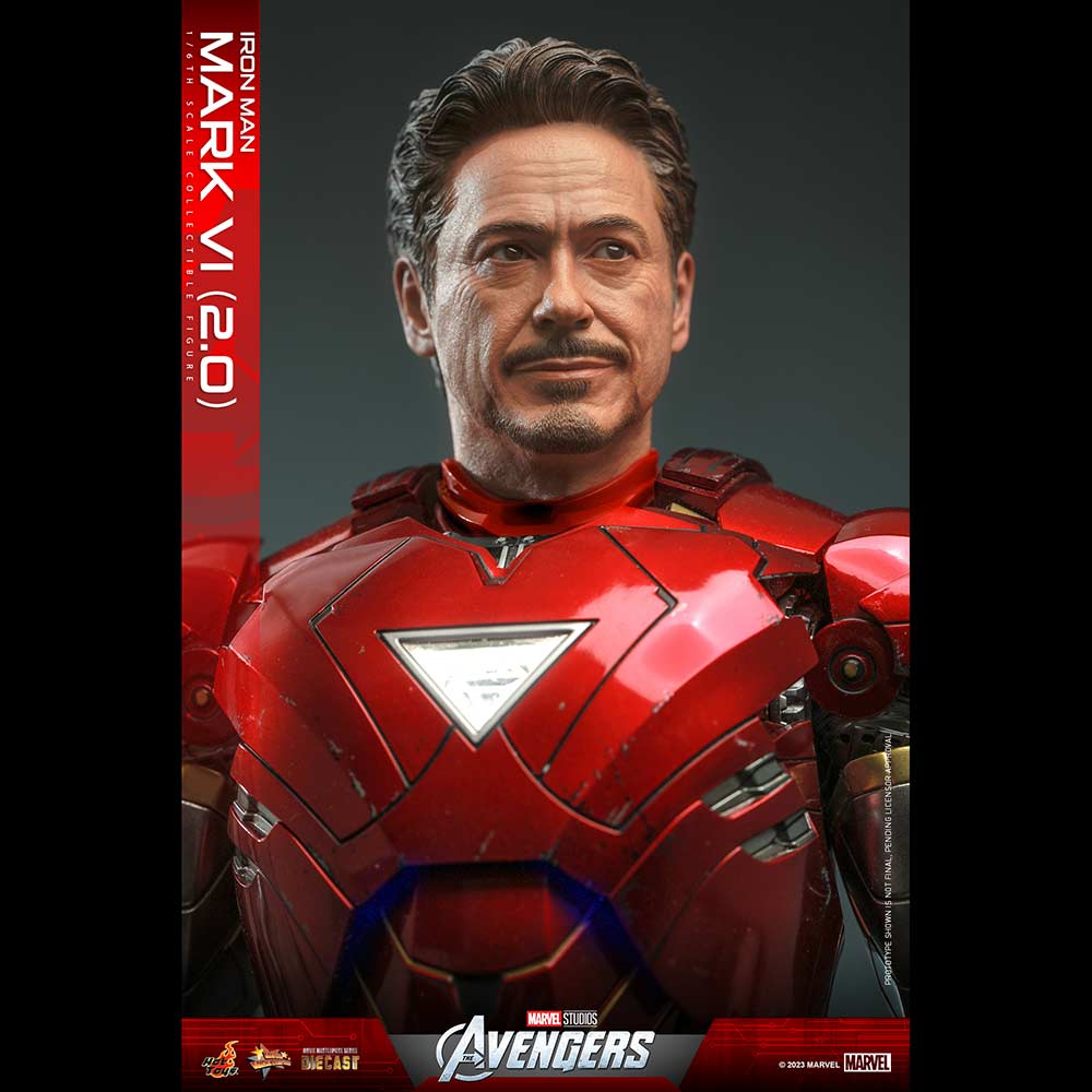 (PO) Movie Masterpiece Series Diecast MMS687D52 - The Avengers - Iron Man Mark VI (2.0) Image_16