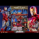 (PO) Movie Masterpiece Series Diecast MMS688D53 - The Avengers - Iron Man Mark VI (2.0) with Suit-Up Gantry Image_1