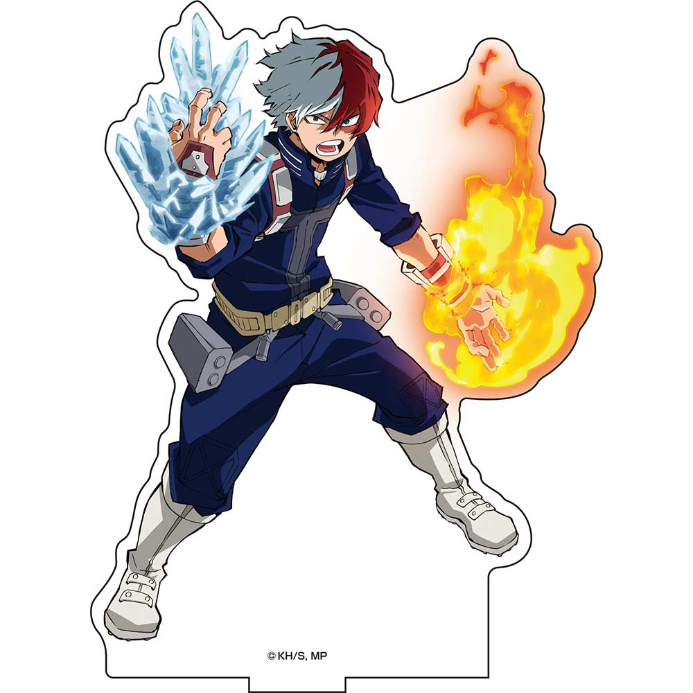 (PO) My Hero Academia Original Illustration Big Acrylic Stand Fight Ver. 3 Todoroki Shoto Image_1