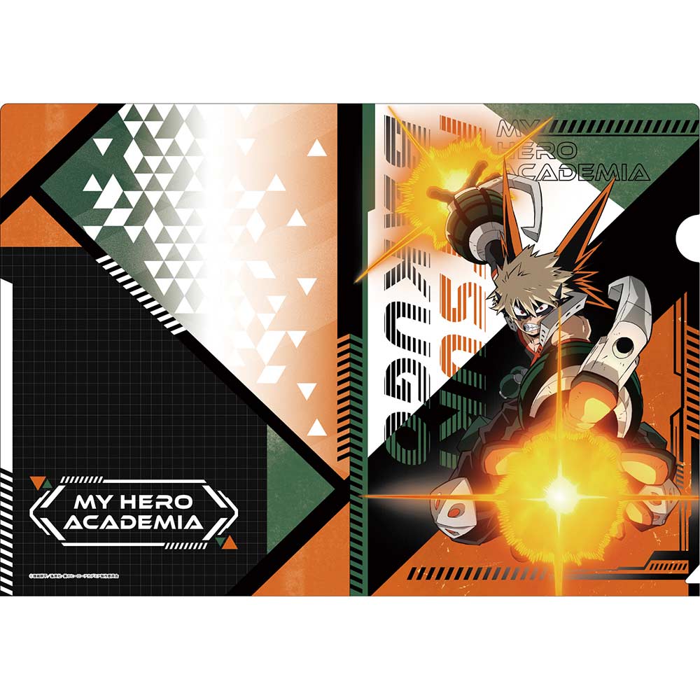 (PO) My Hero Academia Original Illustration Original Illustration Clear File Set Fight Ver. B Bakugo Katsuki & Todoroki Shoto Image_1