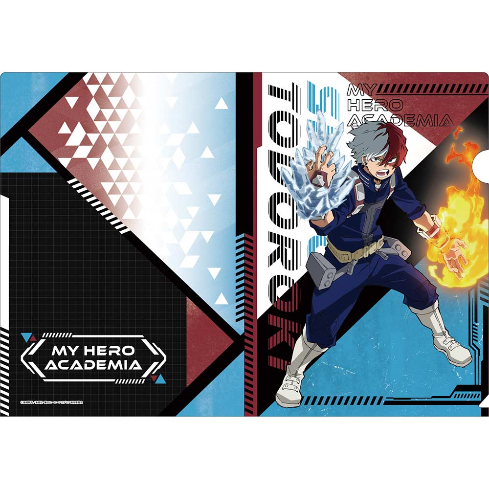 (PO) My Hero Academia Original Illustration Original Illustration Clear File Set Fight Ver. B Bakugo Katsuki & Todoroki Shoto Image_2