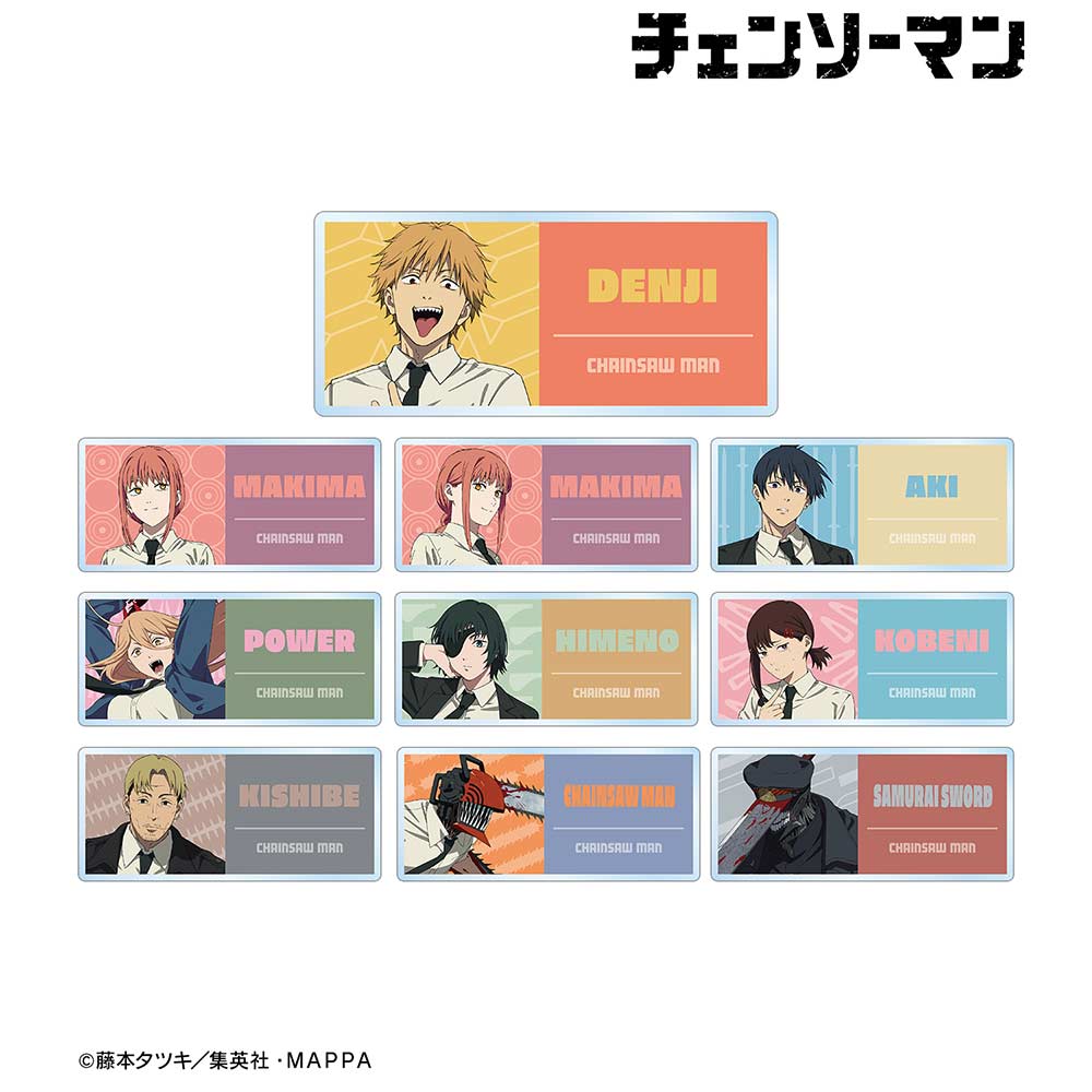 (PO) Chainsaw Man Trading Acrylic Name Plate Ver. B [BOX] Image_1